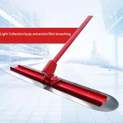 Handheld Concrete Polishing Large Trowel Cement Pavement Floor Leveling Tool Push-Pull Scraper Leveling Machine