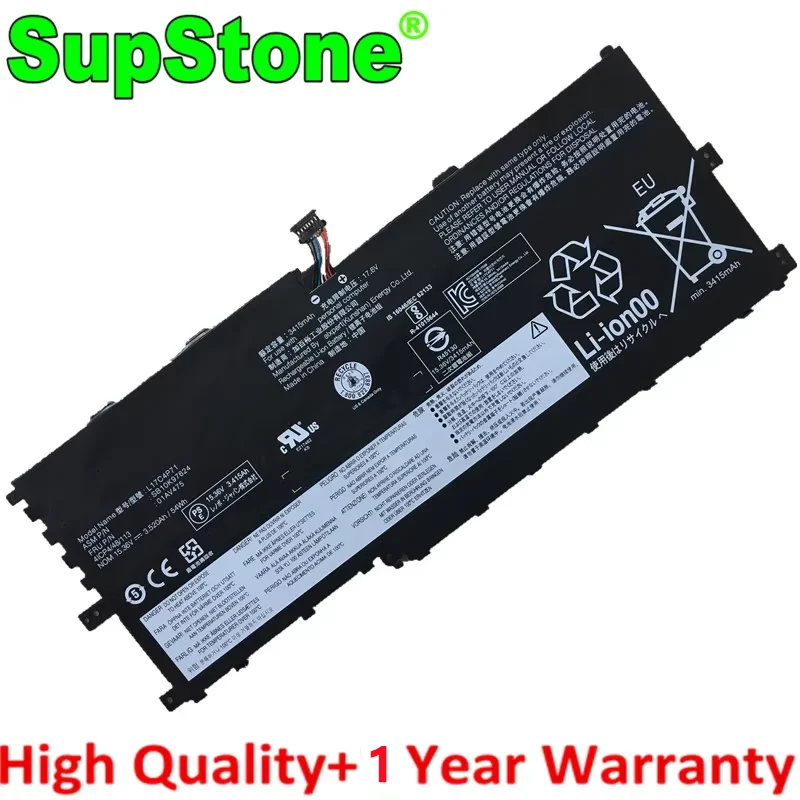 

SupSton 01AV474 01AV475 Laptop Battery For Lenovo ThinkPad X1 YOGA GEN 3,Yoga 2018 L17M4P71 L17C4P71 SB10K97623 01AV499 L17C3P71