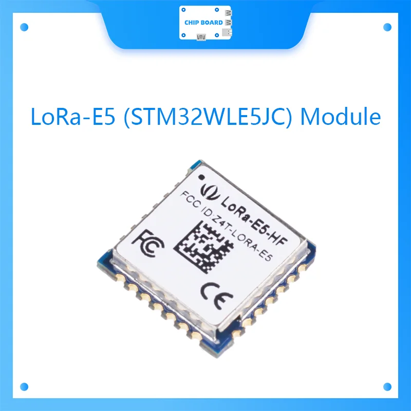 

seeed LoRa-E5 (STM32WLE5JC) Module, ARM Cortex-M4 and SX126x embedded, supports LoRaWAN on EU868 & US915