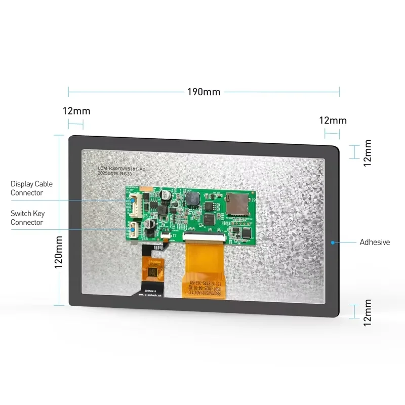 JK BMS 4.3' LCD Display Lifepo4 Battery Level Indicator V19 Intelligent 4.3 Inch Accessory for JIKONG Smart BMS Bluetooth Home