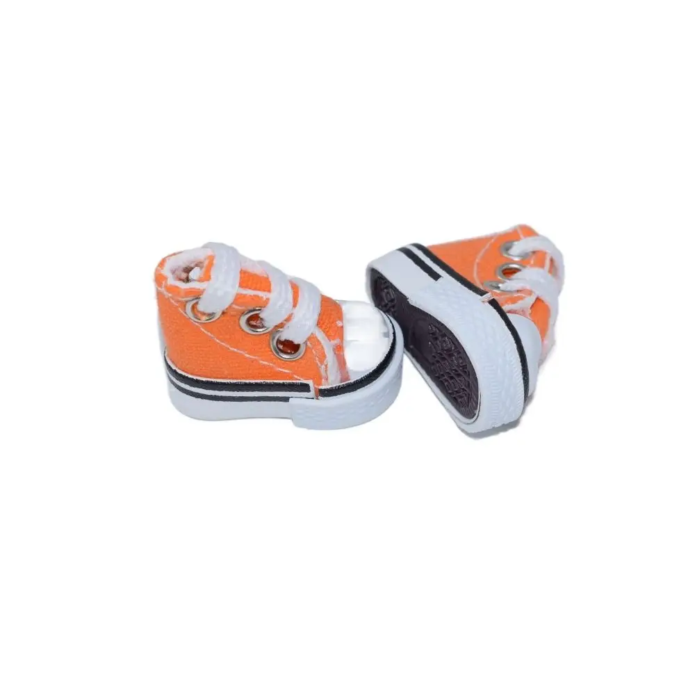 Trendy Cute 3.5CM Shoes Mini Solid Colored Dress Up Accessories Children Gift