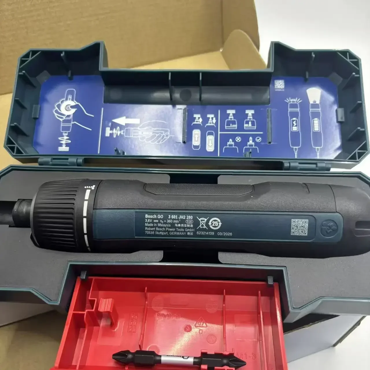 Bosch Go 3 Electric Screwdriver 5Nm, 8 Torque Settings, Type-C Fast Charge, Magnetic Chuck for Diy/repair