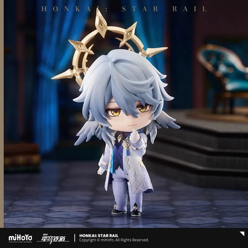 [Genuine] Game Honkai Star Rail Sunday Cosplay Cartoon Dolls Anime 100mm ABS&PVC Ornaments Halloween Acrylic Color Paper Gifts