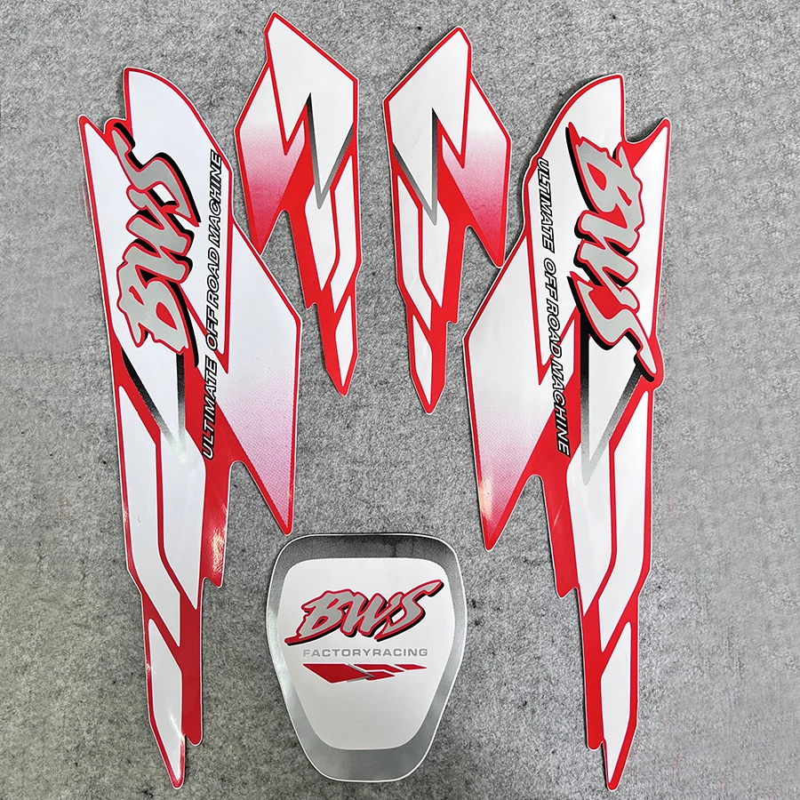 

Accessories Scooter Whole Body Fairing Decorative Logo Emblem Reflective Badge Motorcycle Stickers Decals For Yamaha BWS 100