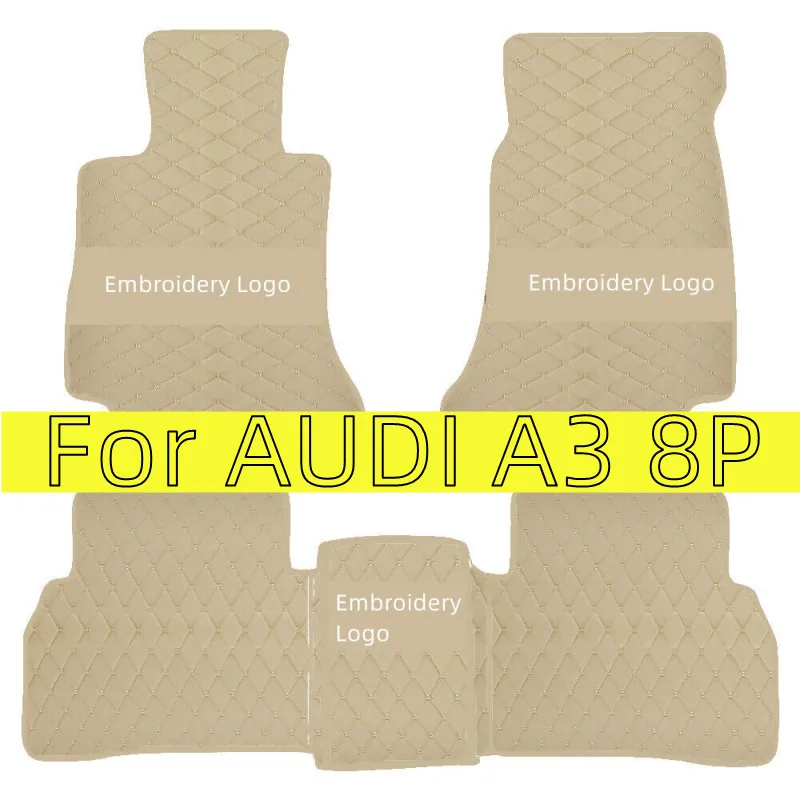 

Car floor mats for AUDI A3 8P sportback 2008 2009 2010 2012 2013 Custom auto foot Pads automobile carpet cover