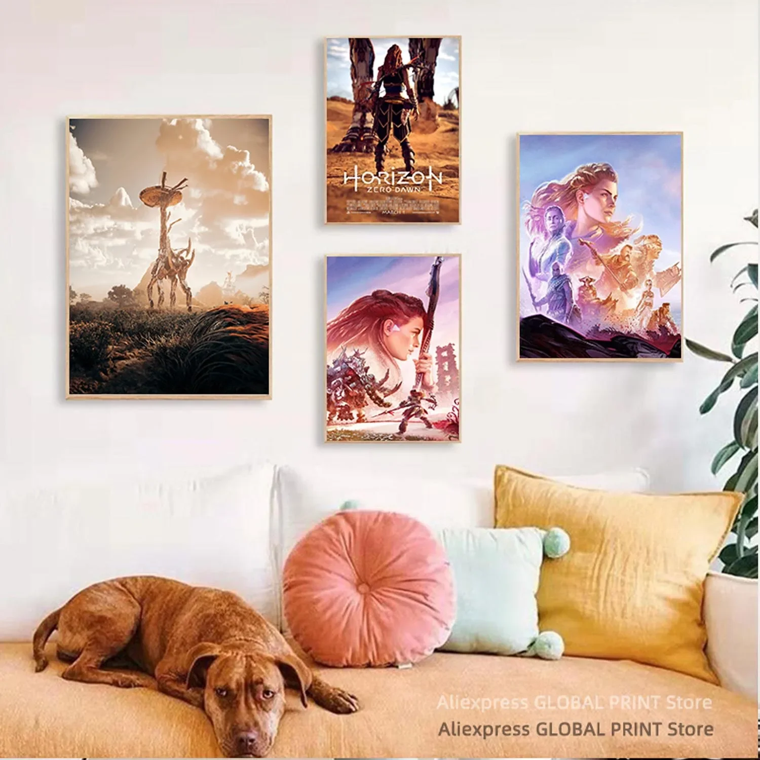 Horizon Forbidden West Poster ,Game Canvas Posters and Prints Canvases Painting Home Decoration