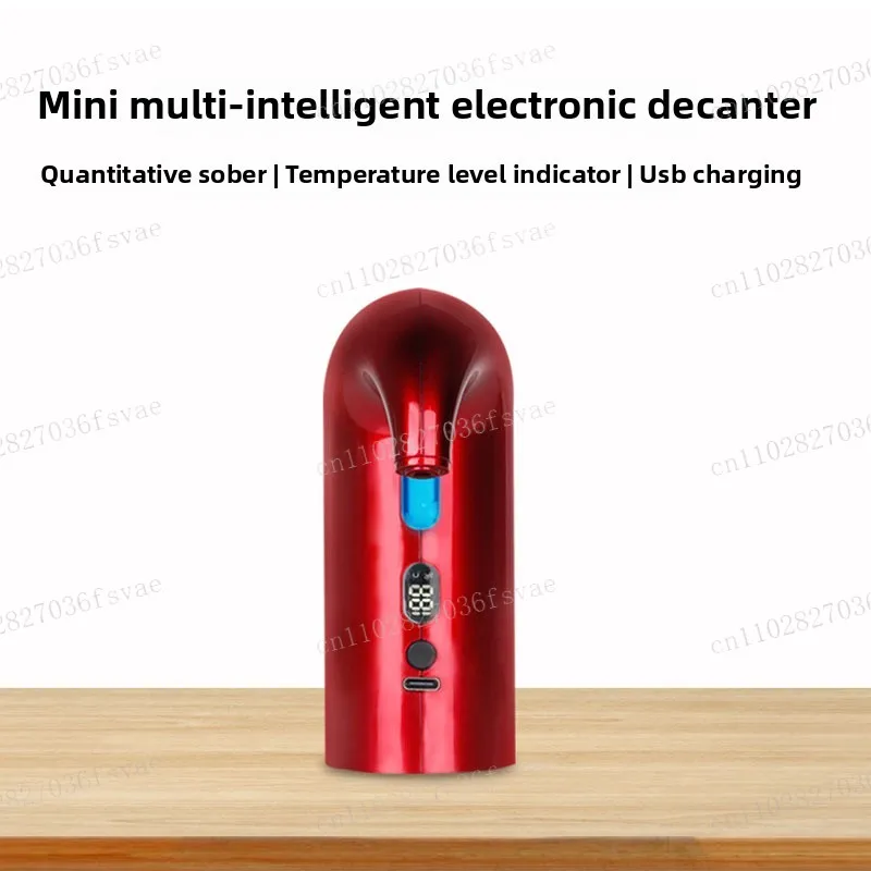 Decantador de vino tinto eléctrico recargable por USB, dispositivo automático de vertido y clasificación de vino doméstico