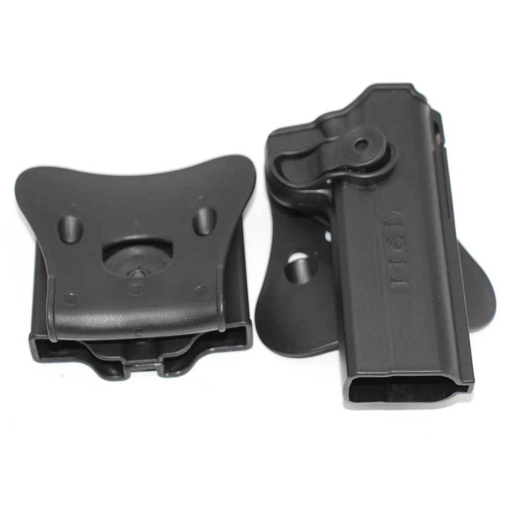 Tactical Pistol Holster Mag Pouch for Colt 1911 Adjustable Paddle Belt Gun Holster Magazine Holder Hunting Accessories