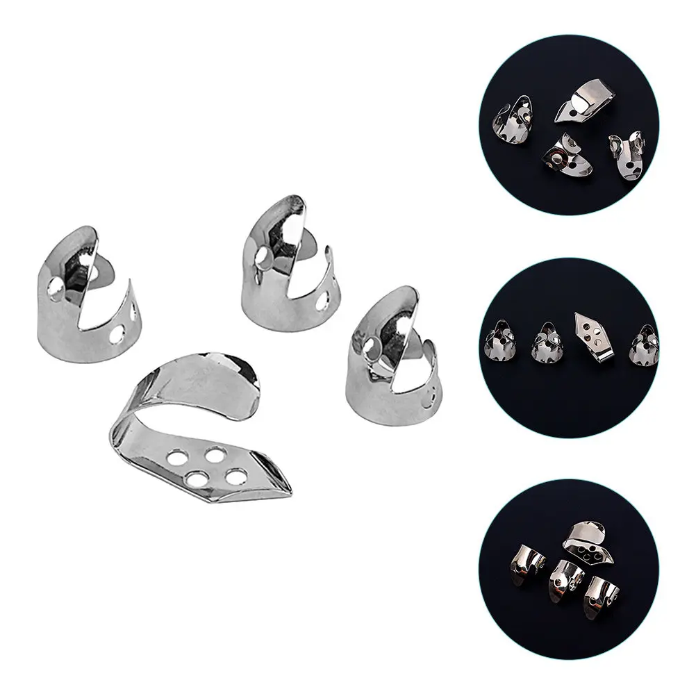 

Набор из 4 металлических медиаторов для гитары: профессиональные, износостойкие, для акустических, электрических, бас-гитар, банджо и укулеле