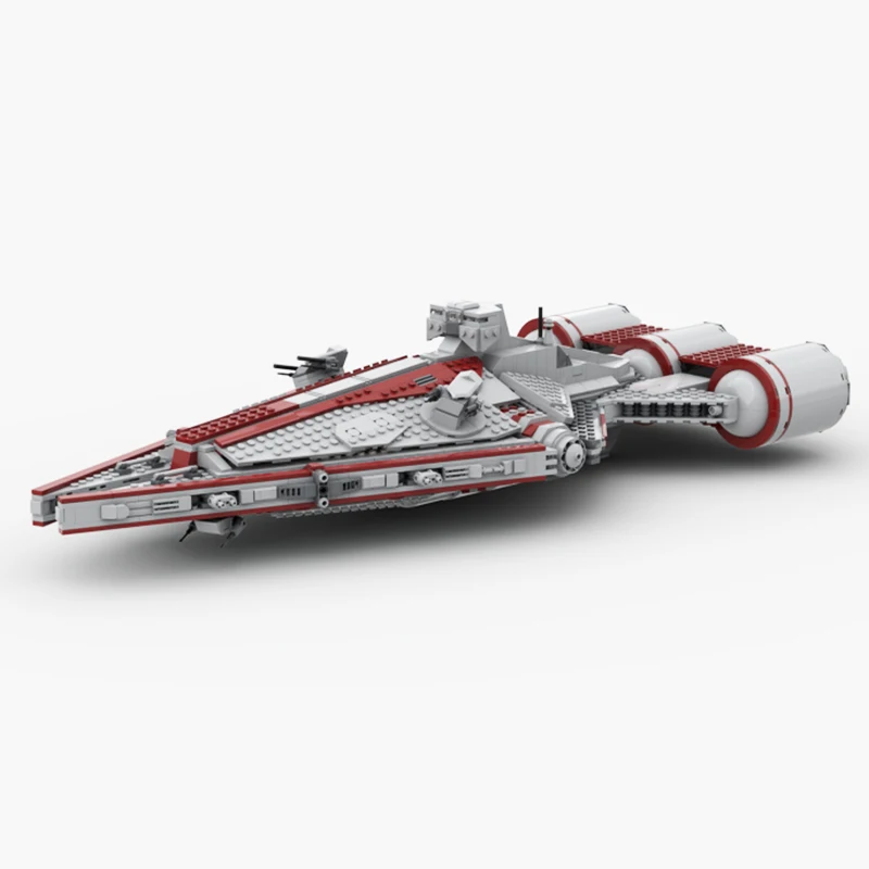 1883pcs MOC Arquitens Class Light Cruiser Star Battle Model Building Blocks Construction DIY Toy Creative Festival Gifts Idea