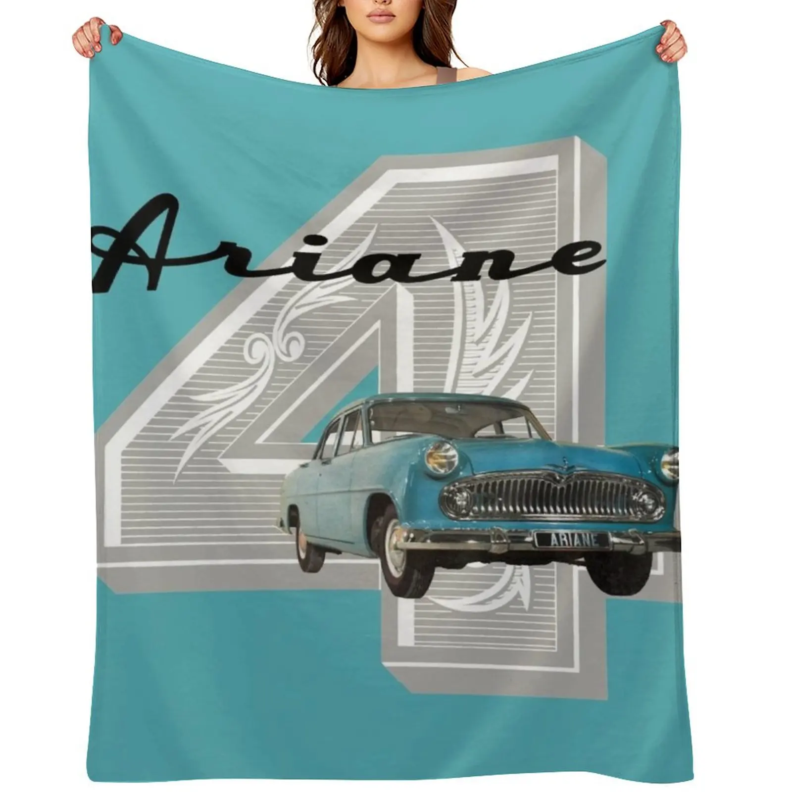 

SIMCA ARIANE Throw Blanket Vintage decorative Decorative Throw Moving Blankets