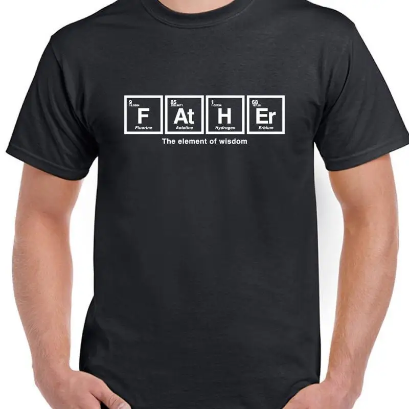 Papà T-Shirt Padre Il Elemento Di Wisdom Uomo Divertente Tavola Periodica Giorno
