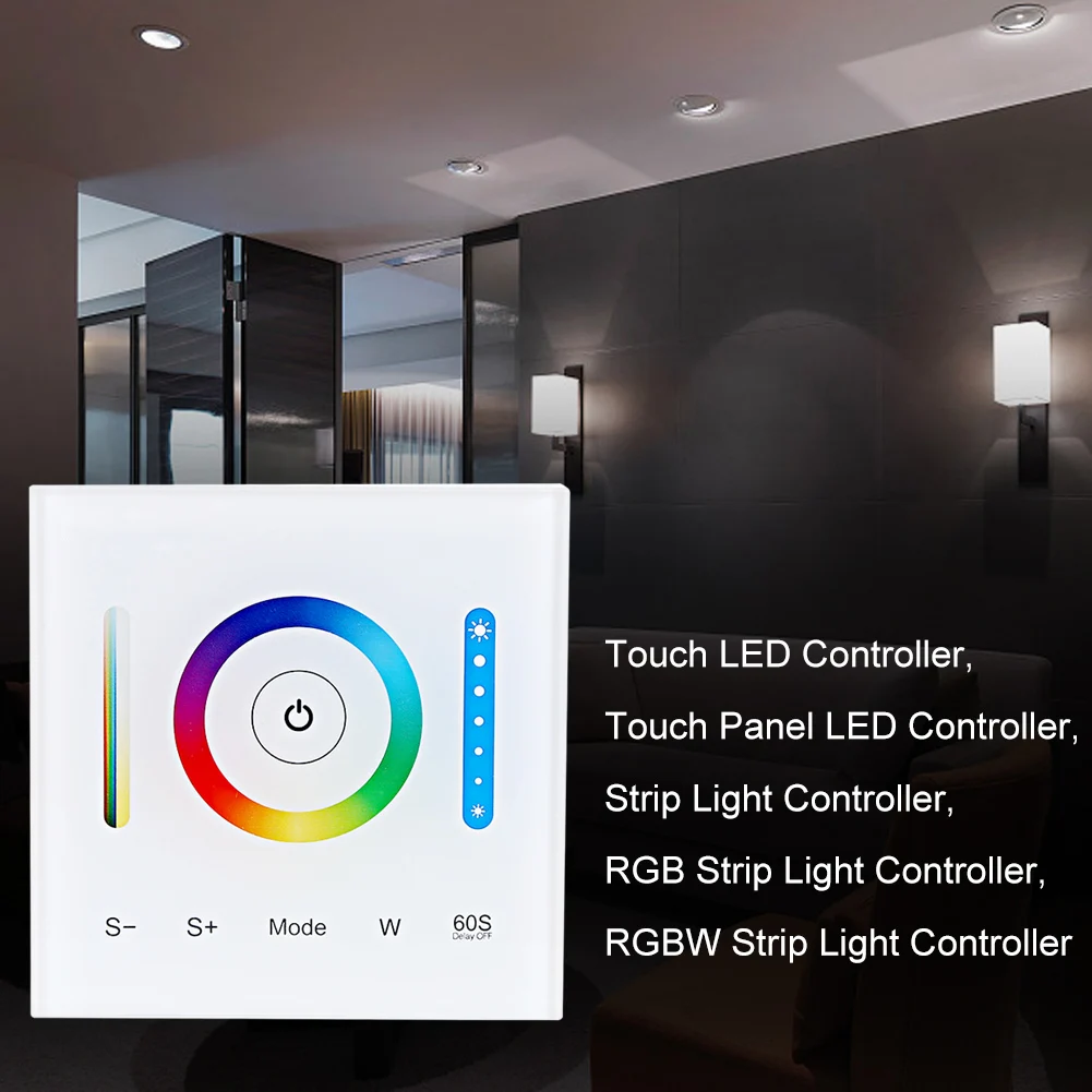 

Сенсорный LED-контроллер для RGB/RGBW/RGB+CCT лент с изменением цвета