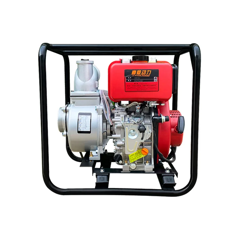 

Diesel pumping machine high head self-priming large flow electric start diesel water pump