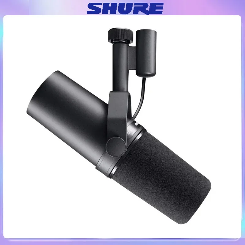 Original Shure SM7B Cardioid Vocal Microphone Studio Selectable Frequency Mic SM7B Microphone Live Recording Podcast Brocasting