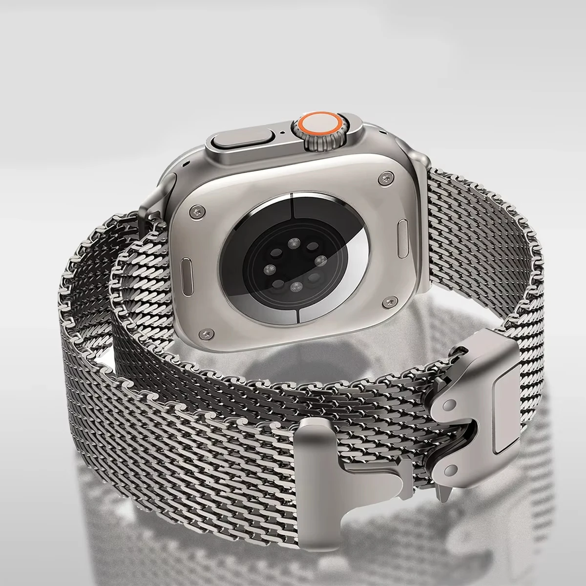 Official Milanese parachute Strap For Apple Watch Ultra 3 2 Bands 49mm 44mm 45mm 46mm 42 40mm 41mm iwatch Series 11 10 98765 SE3