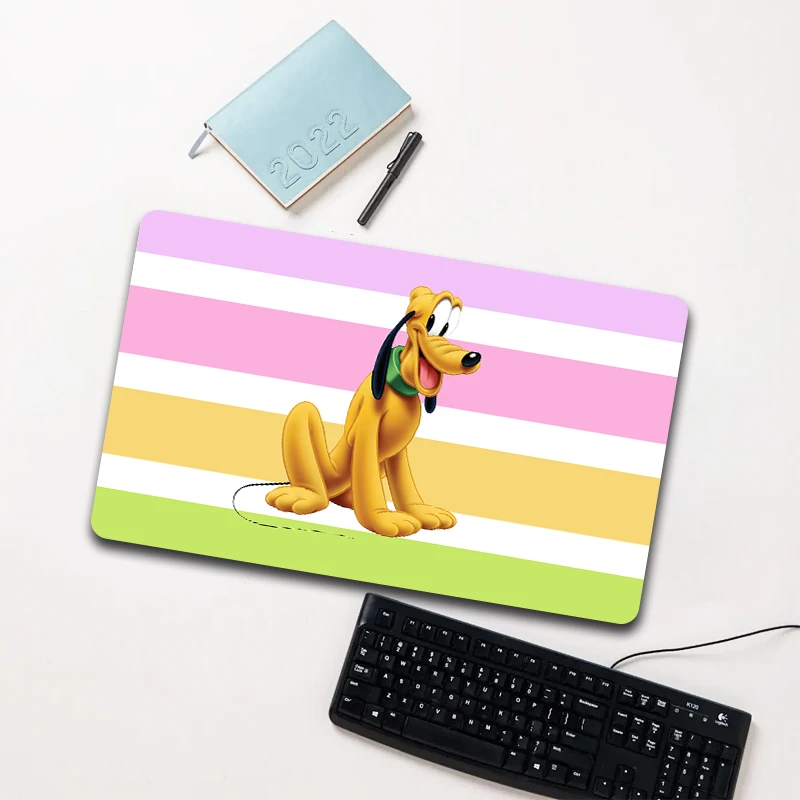 

Disney Pluto Striped Background Mouse Pad Large Non-slip Waterproof Desk Mat for Computer Laptop