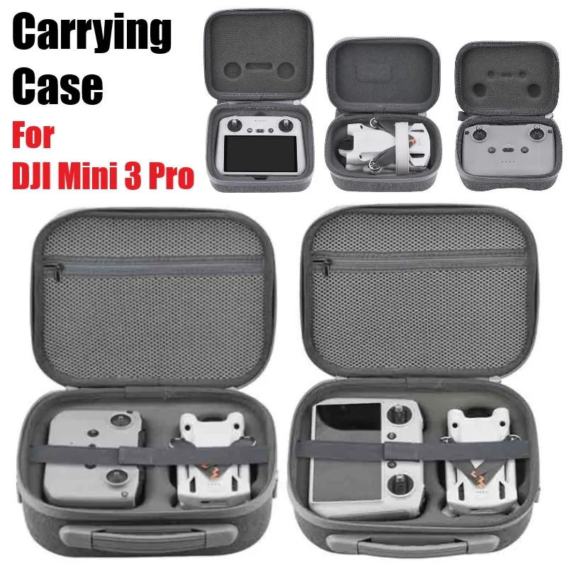 Per DJI Mini 3 Pro Storage Bag custodia per il trasporto telecomando batteria Drone Body Handbag per DJI Mini 3 Pro accessorio grigio