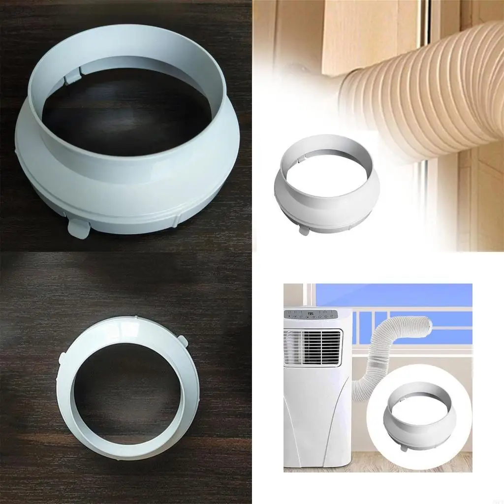 J6PE Portable Air Conditioner Exhaust Hose Coupler Tube Pipe Connector Window Adaptor