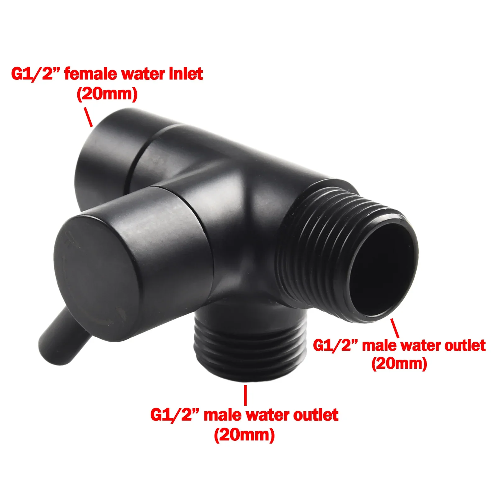 

None Diverter Shower Diverter None Silver Sturdy Resistant Seamless High Pressure High Temperature Multiple Usage
