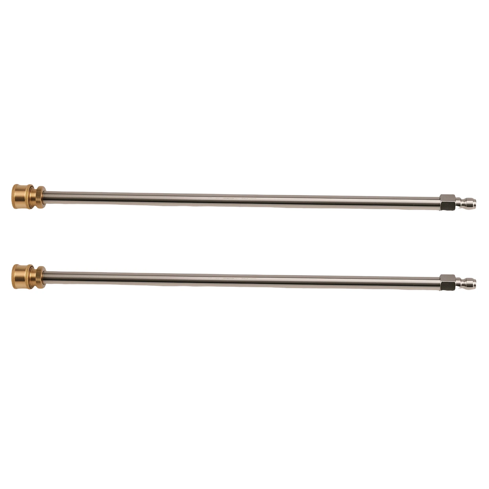 

Набор из 2 удлинителей для мойки высокого давления, нержавеющая сталь, быстросъемные, до 4000 фунтов на кв. дюйм