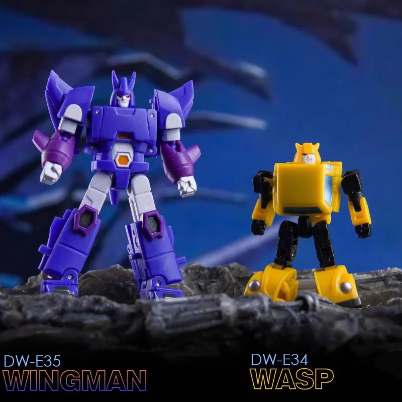 Giocattoli trasformati Doctor Wu DW-E34 Big Yellow H Bee DW-E35 Bambola d'azione con rapporto minimo pazzo