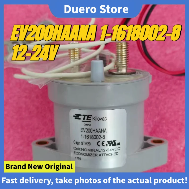

（Brand New Original）1pcs/lot 100% original genuine relay:EV200HAANA 1-1618002-8 12-24V High voltage DC relay