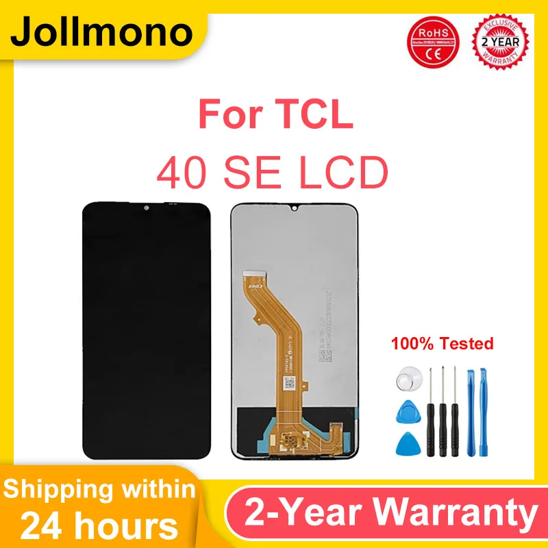 

6,75 "для TCL 40 SE ЖК-дисплей, преобразователь сенсорного экрана в сборе, замена для TCL T610K T610P T610, запасная часть дисплея