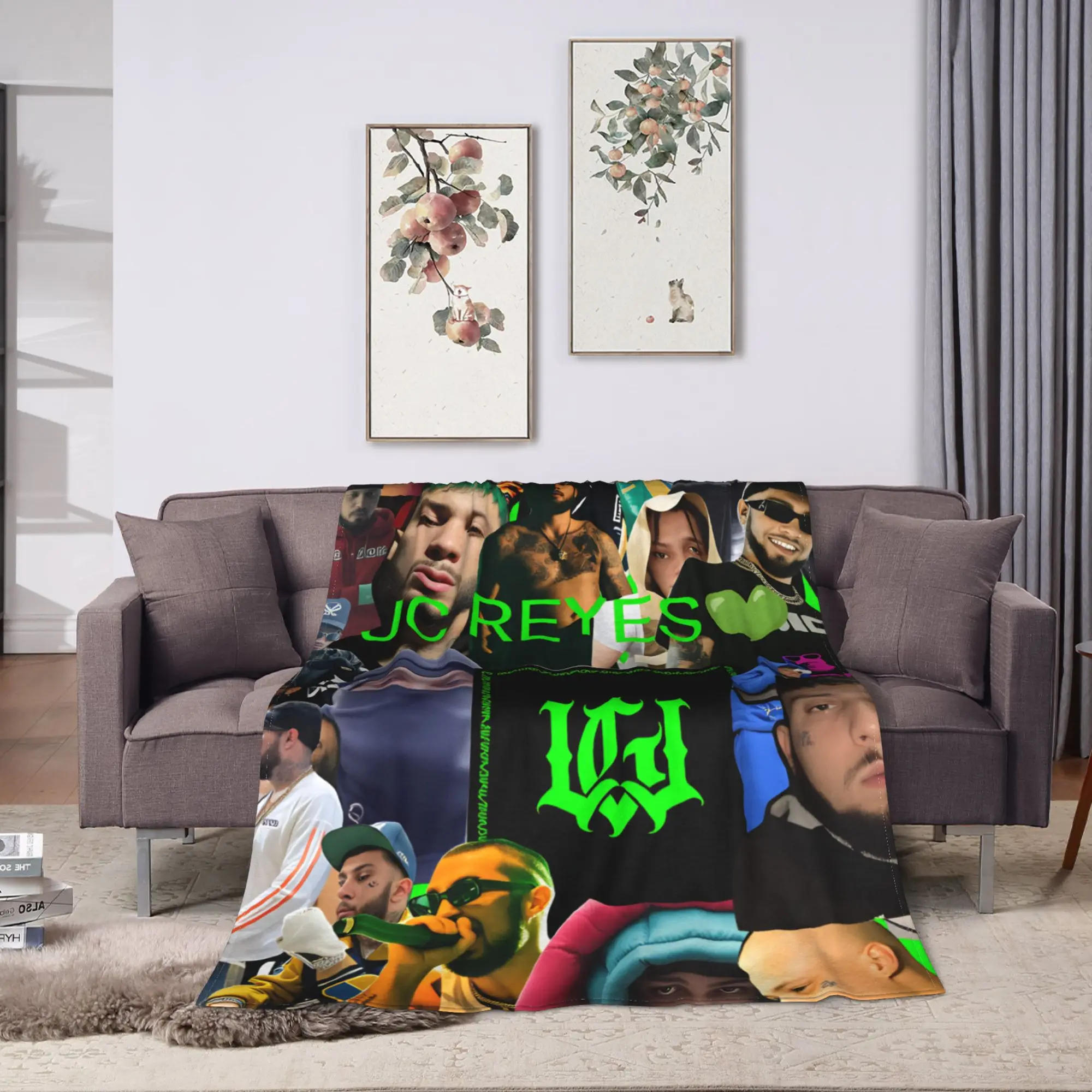 Rapper J-Jc Reyes Blankets Quality Soft Warm  Throw Blanket Winter Kids Bedroom Novelty Bedspread