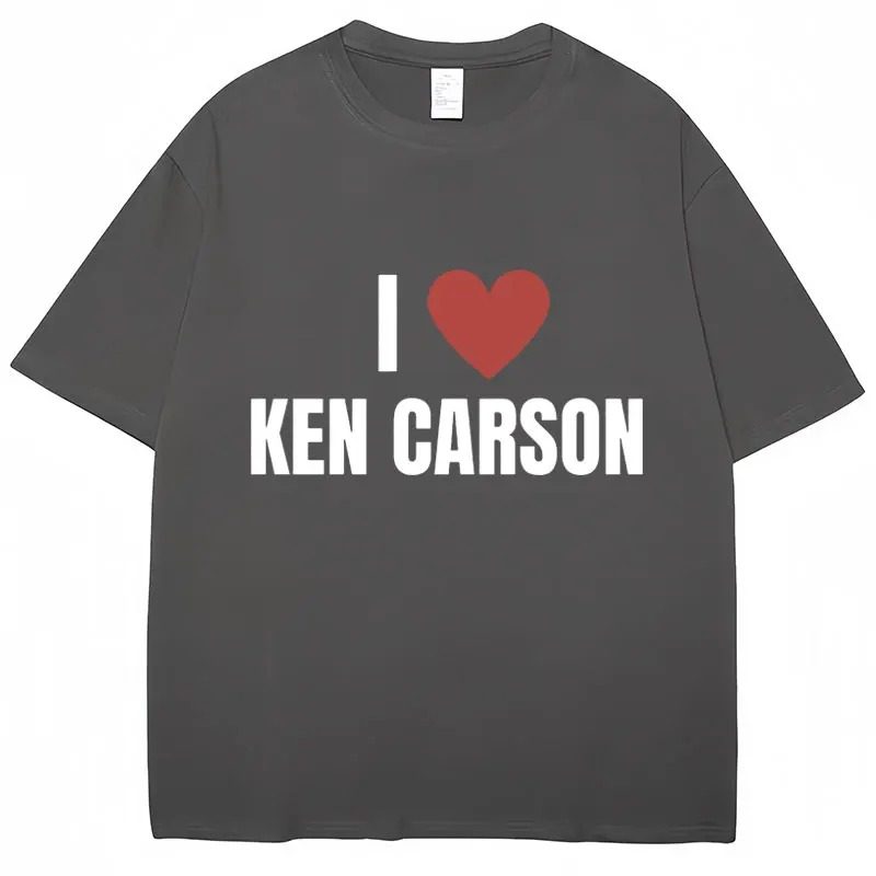 I Love Ken Carson Graphic T Shirt Men Women Fashion Hip Hop T-Shirts Cotton Casual Oversized Short Sleeve Streetwear Fans Gift