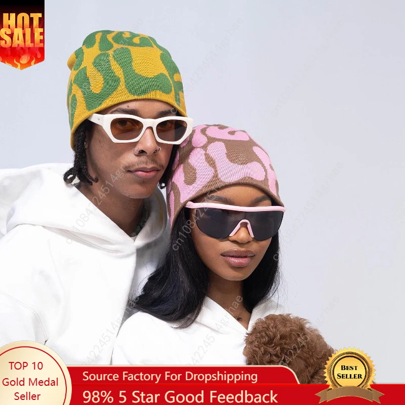 

Women's "MEA CULPA" Hip Hop Knit Cap Unisex Y2K Cold Hat Men's Fashion Stretch Thermal Beanie