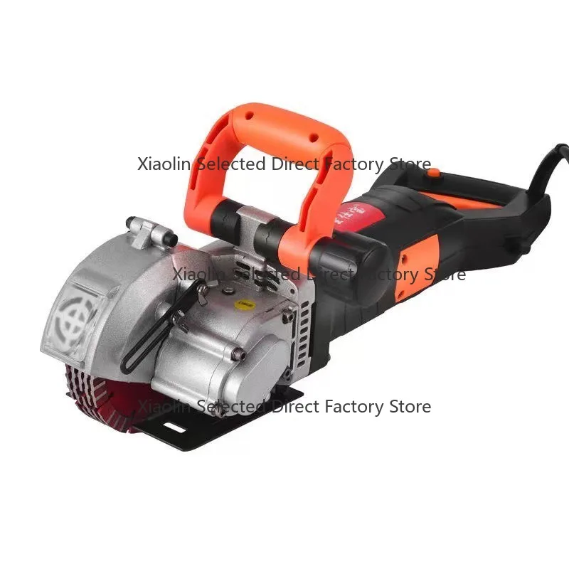 Grooving machine for one-time molding, dust-free water and electricity installation, concrete wall cutting machine