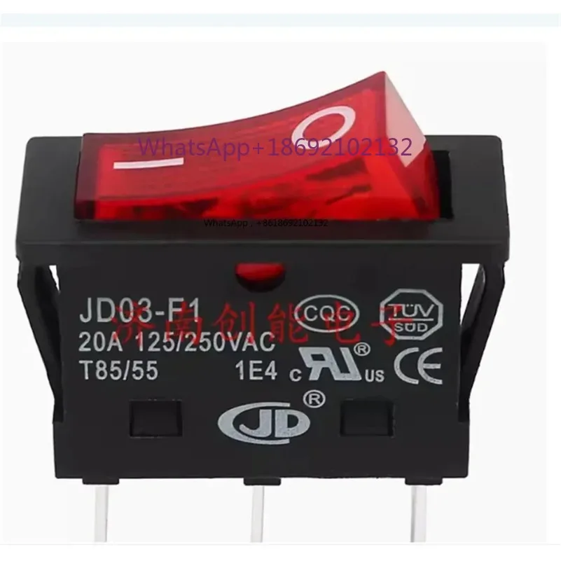 5pcs Single Row Three Legged Two Gear Boat Type Switch 20A JD03-F1