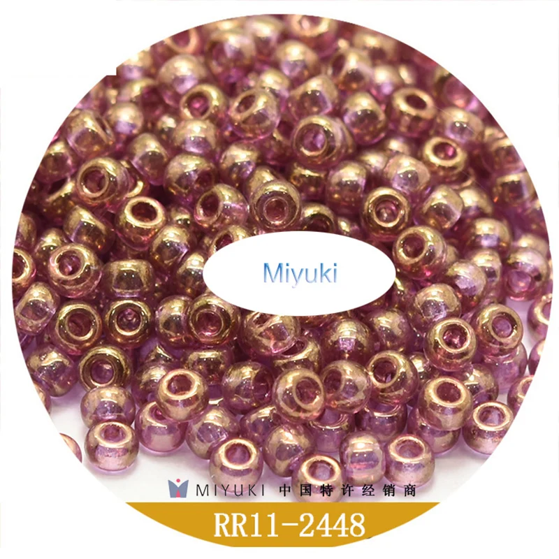 JP(Origin) Miyuki Beads Multicolor Transparent Pearly Lustre 11/0 2mm Glass Seed Beads Accessories for Jewelry