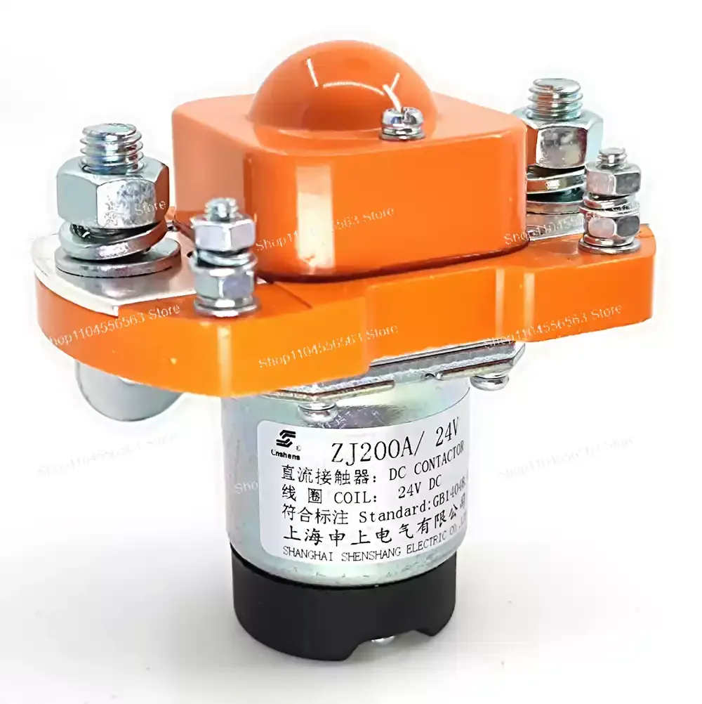 DC12V/24V/48V DC Contactor - MZJ-200A/ZJ200A/SZJ200A, 1NO Normally Open for EV, Forklift, Winch Motor