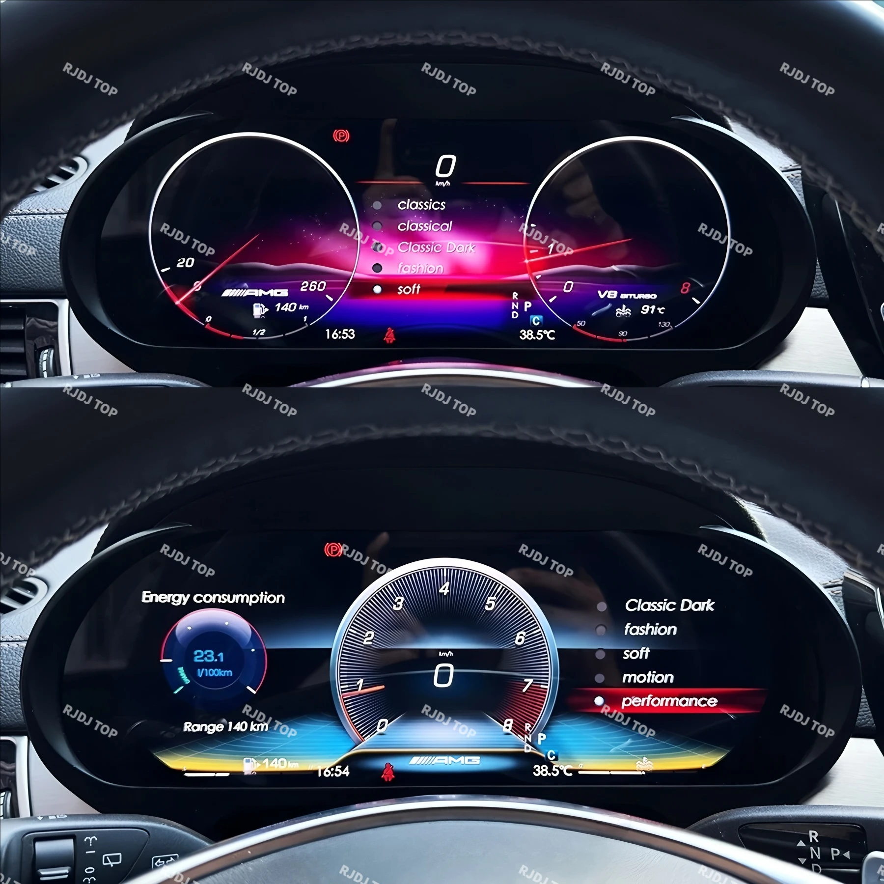 GPS Navigation Virtual Cockpit For Benz ML GL GLE GLS W166 X166 2012-2019 LCD Dashboard Speedometer Instrument Panel Cluster