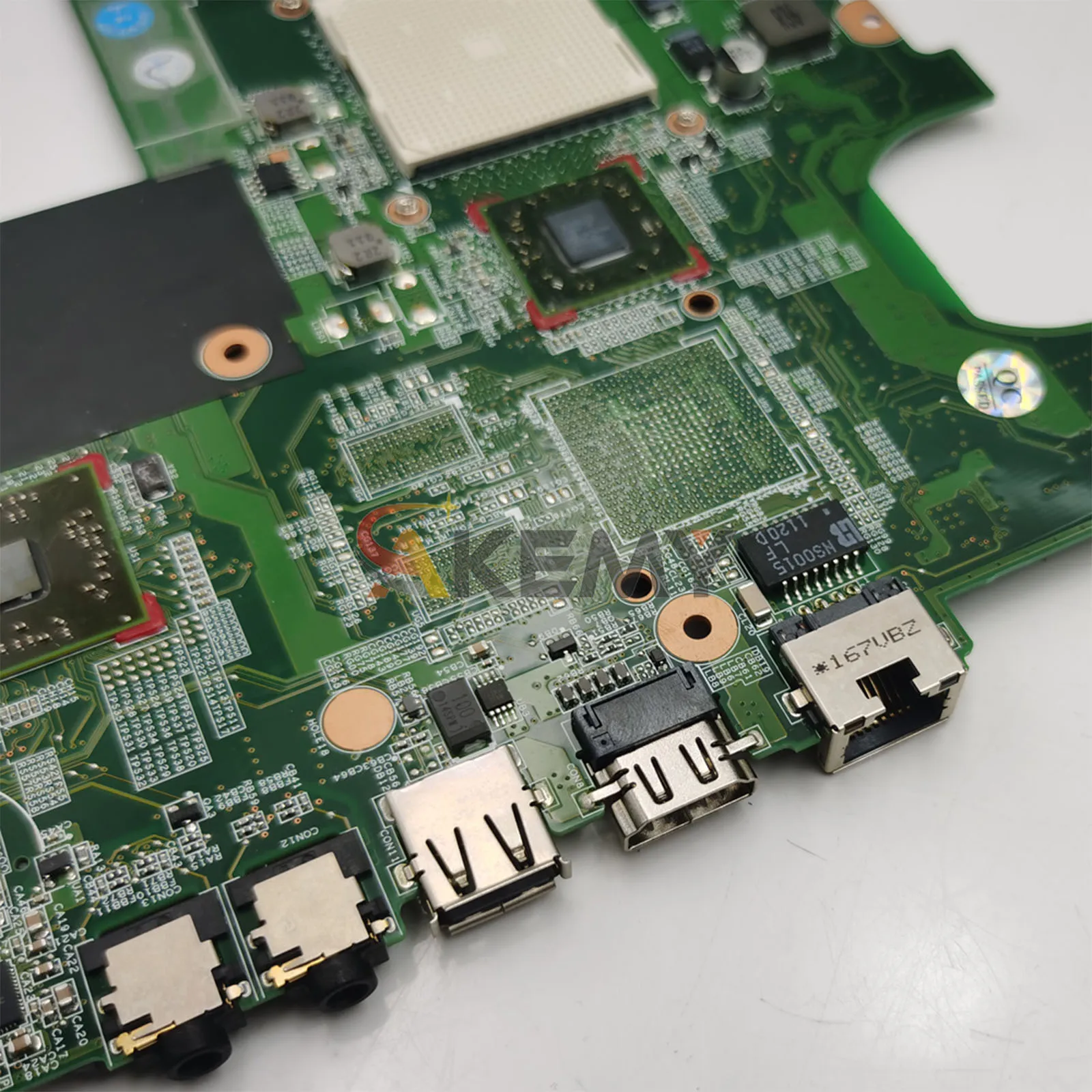 Per la scheda madre del computer portatile HP 430 630 631 CQ43 CQ57 646981-001 646982-001 HM65 DDR3 DIS Testato OK