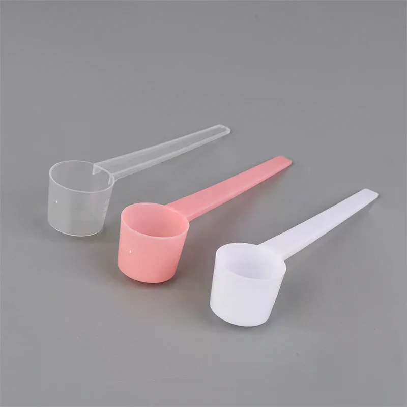 10Pcs 5g Measuring Spoons Coffee Protein Milk Powder Scoop Home Kitchen Gadgets DIY Plastic Measuring Spoon