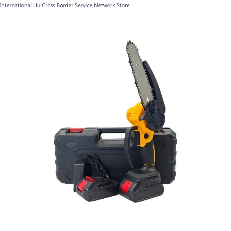 6 inch 8 inch lithium battery brushless electric chain saw oil pot logging saw pruning gardening portable power tools
