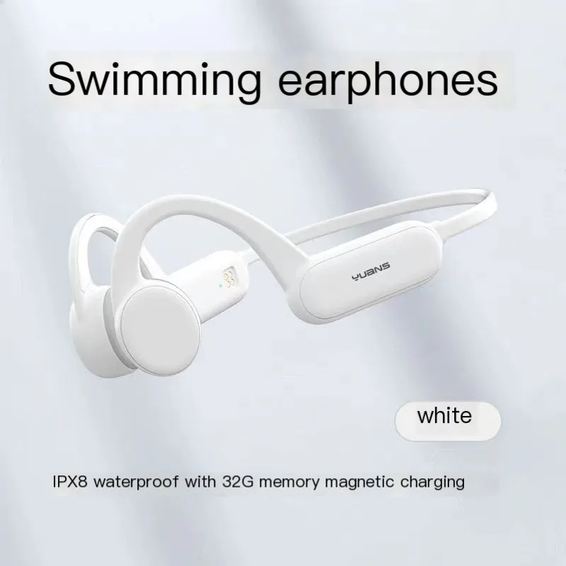 X18pro Bone Conduction Earphones Headworn 5.3 Built-in Memory 32G IPX8 Waterproof Sports Swimming Wireless Bluetooth Headphones