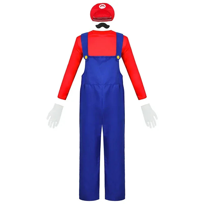 하니 2025 할로윈 카니발 성인 남성 재미있는 슈퍼 게임 코스프레 의상 루이지 브라더스 배관공 크리스마스 팬시 드레스 ☆ ★ ww를 입력하세요.