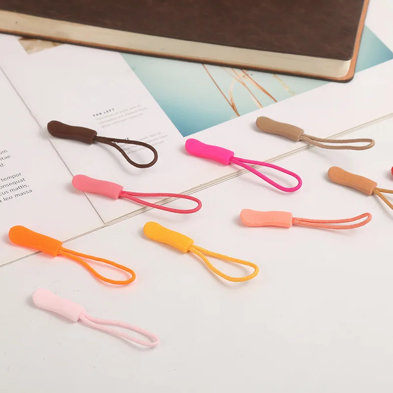 30/20/10 قطعة سستة سحب مجتذب نهاية صالح حبل العلامة استبدال سستة يسحب الحبل موسع للأمتعة المحافظ حقيبة السفر #5