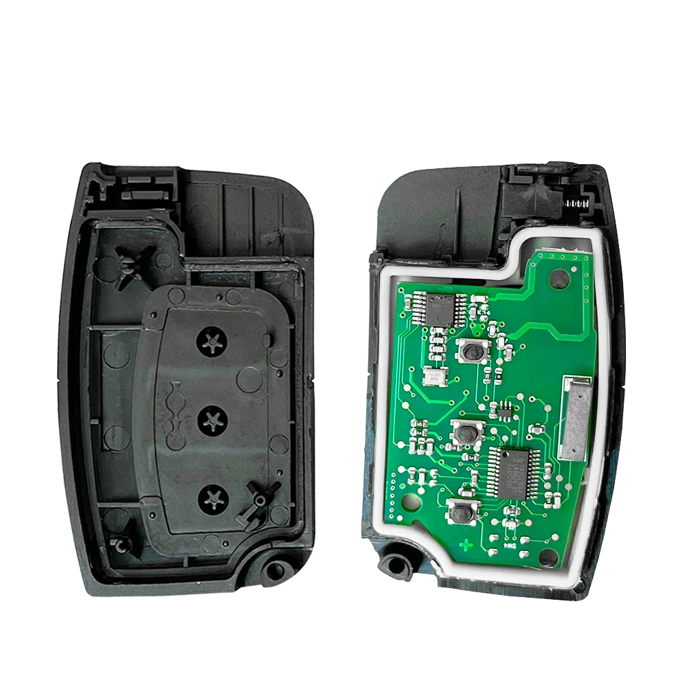 XNRKEY-carcasa de llave y mando a distancia para coche, accesorio para Ford Focus Kuga c-max MK2 Mondeo Galaxy 434MHz PCF7952 FCC:3M5T15K601-DC/DB