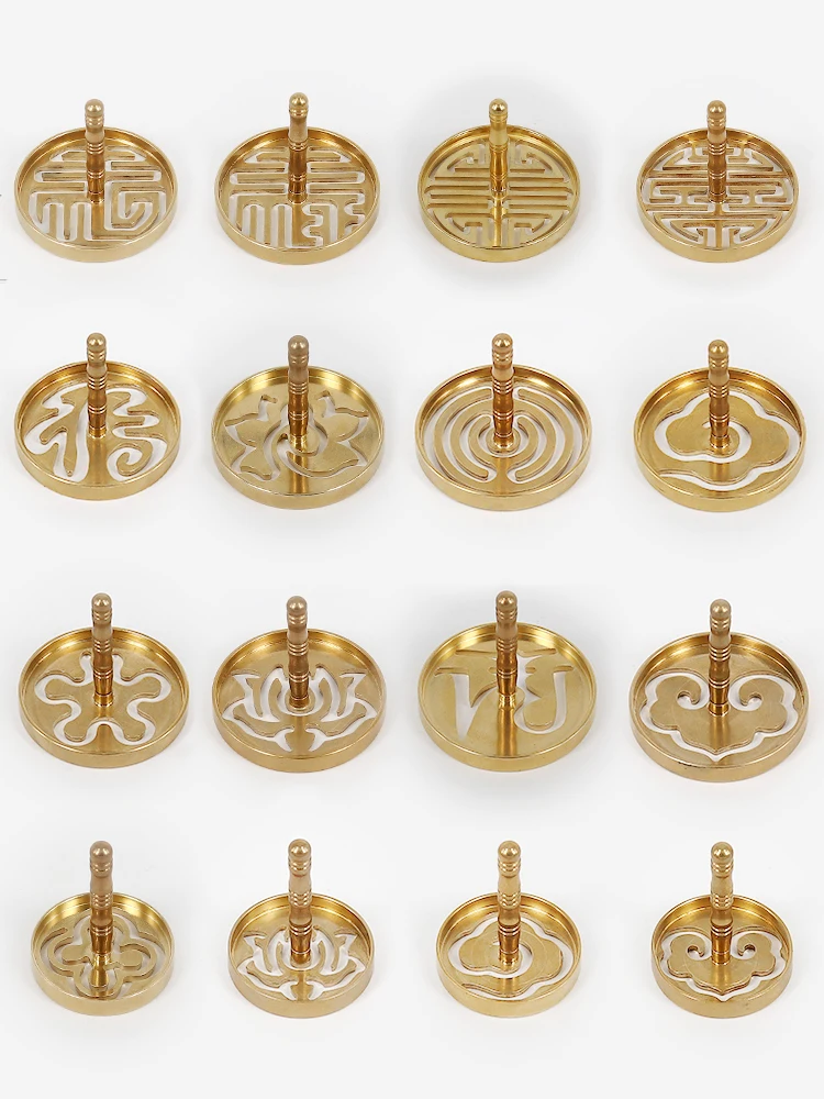 Brass Citron Complete Collection Citron Tools Incense Seal Mold Incense Rubbings Incense Printing Face Powder Incense Supplies