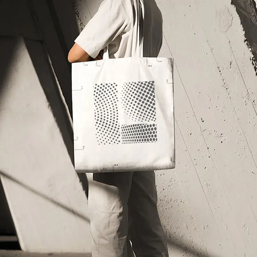 قطعة واحدة من استنسل نصف النقاط - قالب رسم قابل لإعادة الاستخدام مقاس 11.8 × 11.8 بوصة لفن الحائط وخلفية الرش والحرف اليدوية