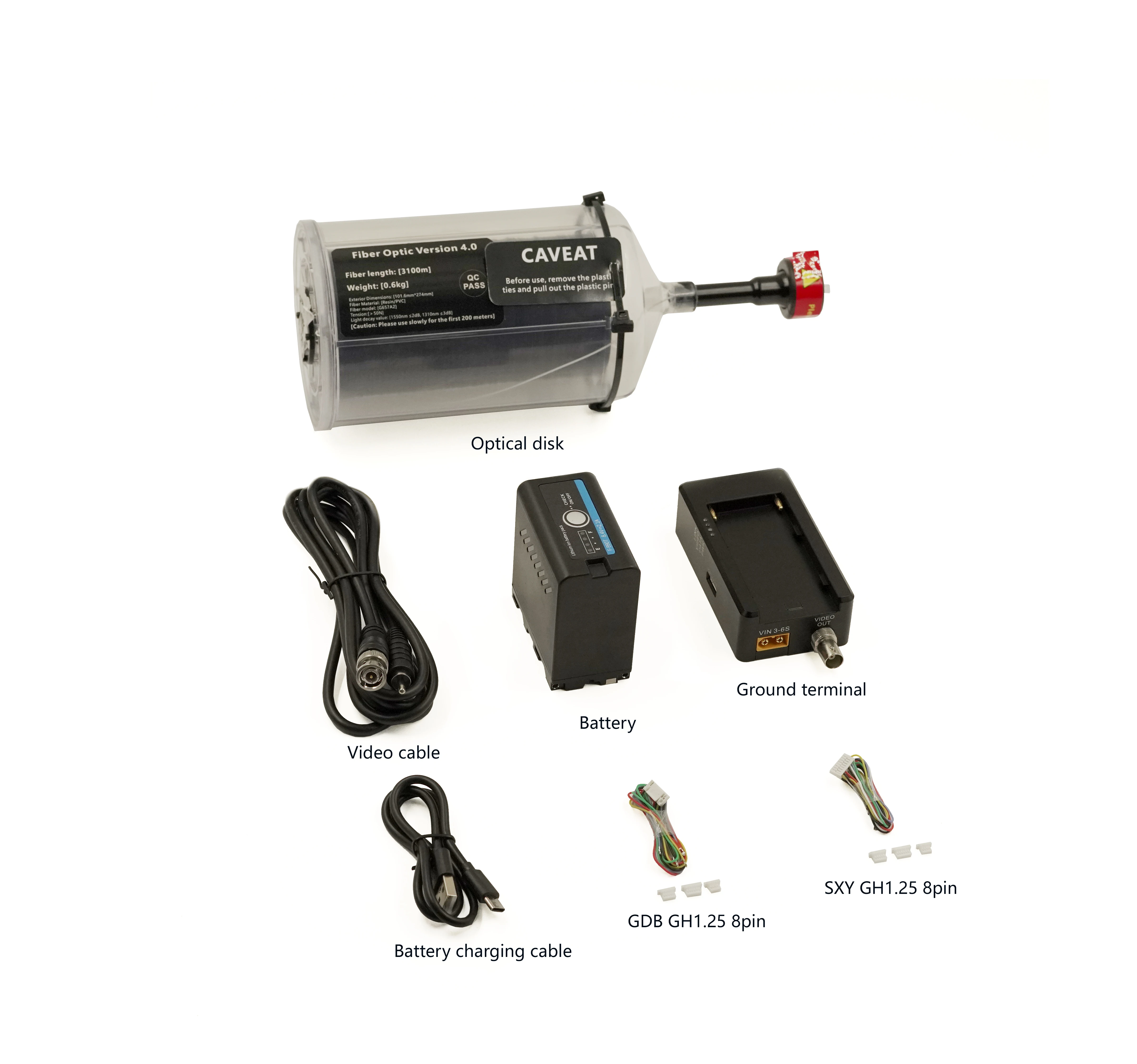 FPV Optical Transmission Module V4.0 Sky Ground Terminal 3-20km Long Range for Underwater Survey Low Signal Environment Mission