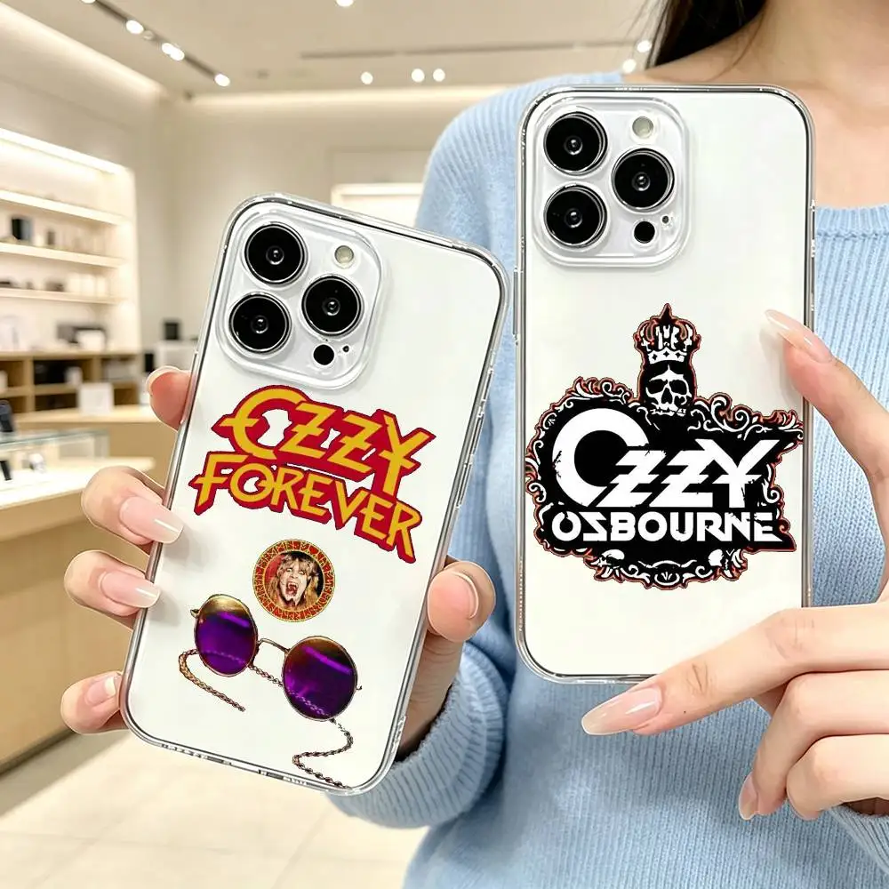 Ozzy Osbourne B-Band  Phone Case For iPhone18 17 16 15 14 13 12 11 Mini Pro Max Plus Transparent Cove Gift