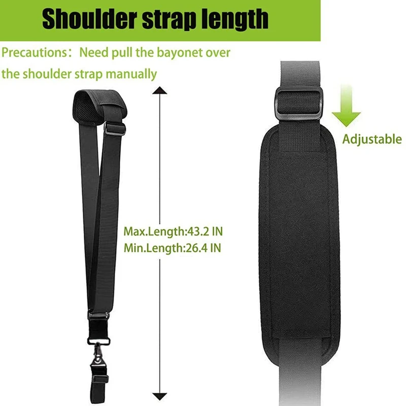 Shoulder Strap Trimmer Strap Blower Strap Weed Wacker Strap Universal For EGO String Trimmer, Weedeater Leaf Blower