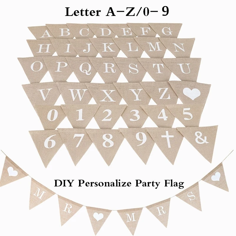 Pancarta de lino para cumpleaños, banderas triangulares multicolores, banderín colgante, decoración, recuerdo de fiesta de cumpleaños