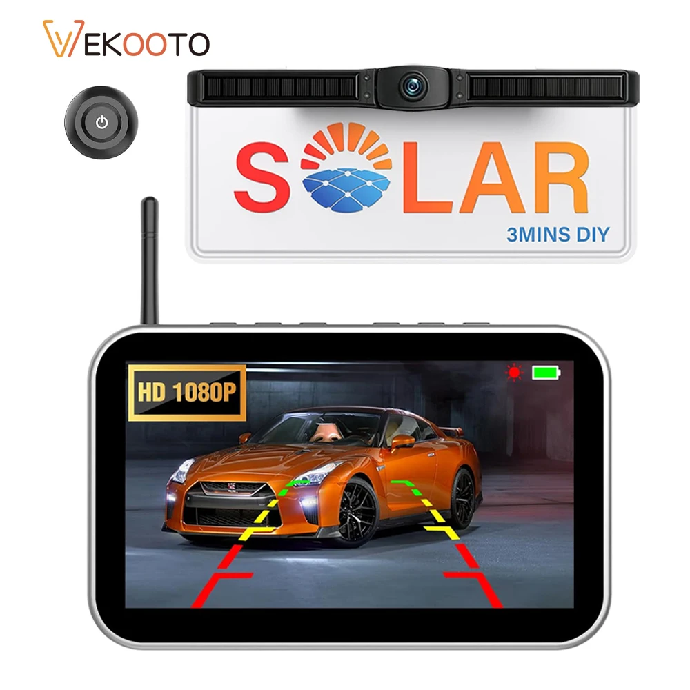 Solar Wireless Backup Camera 7